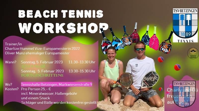 Beach Tennis Workshop